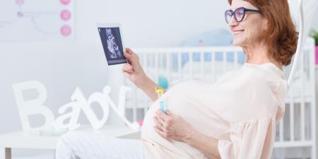 older pregnant woman